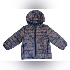 GAP Kids Brown Puffer Jacket with Mickey Design